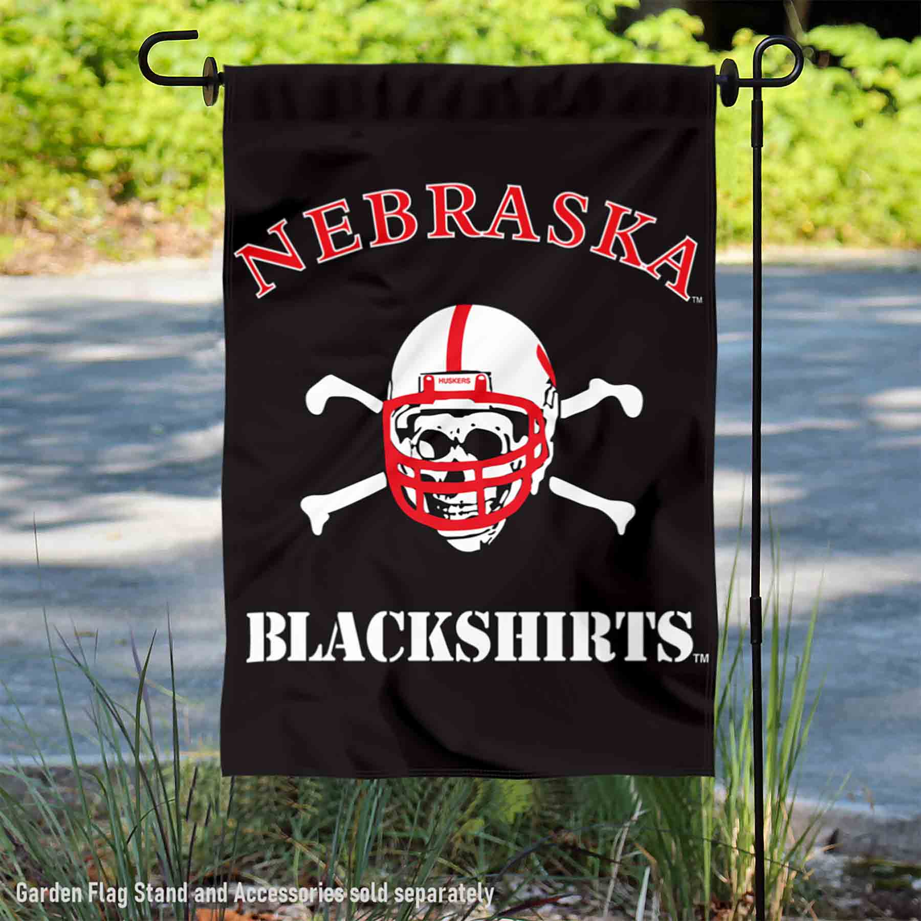 Nebraska Cornhuskers Garden Flag and Yard Banner