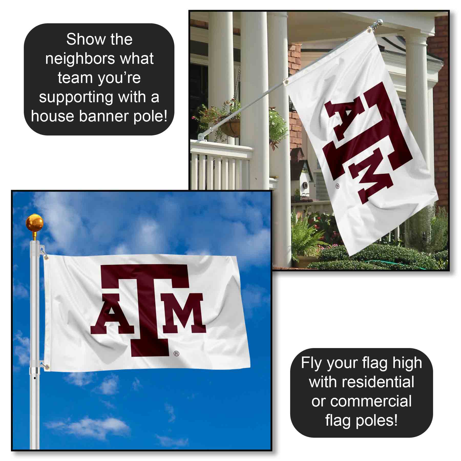 Texas A/&M Aggies White Flag
