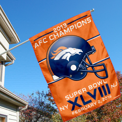 Denver Broncos 2013 AFC Champs House Banner Flag
