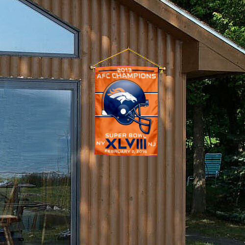 Denver Broncos 2013 AFC Champs House Banner Flag