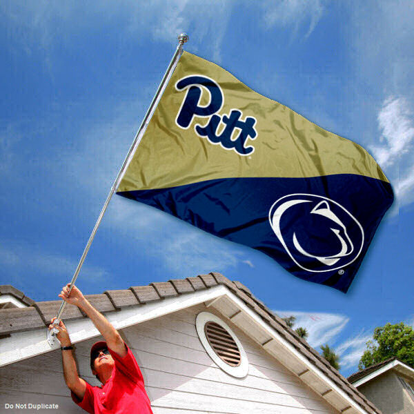 Pitt vs Penn State State House Divided 3x5 Flag and Banner