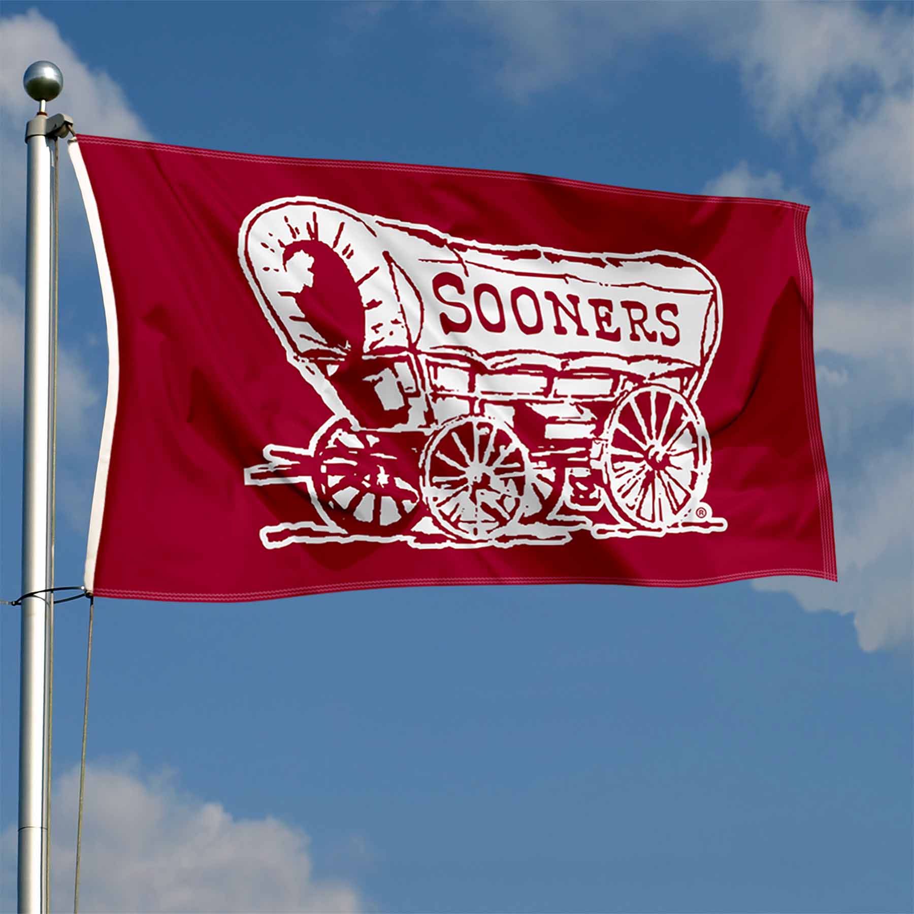 Download Oklahoma Sooner Logo Flag 848267010956 | eBay