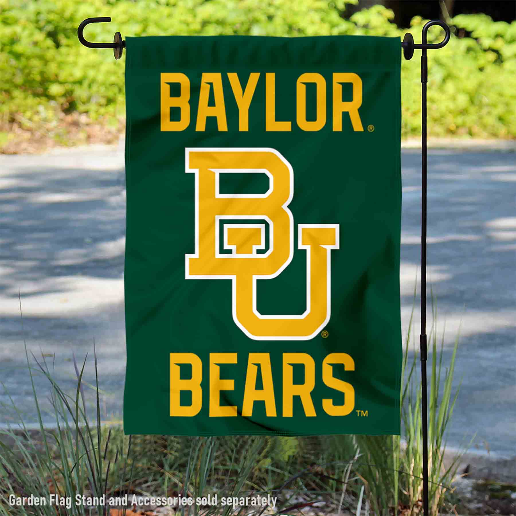 Baylor BU Bears Wordmark Garden Flag and Yard Banner - Bild 1 von 5