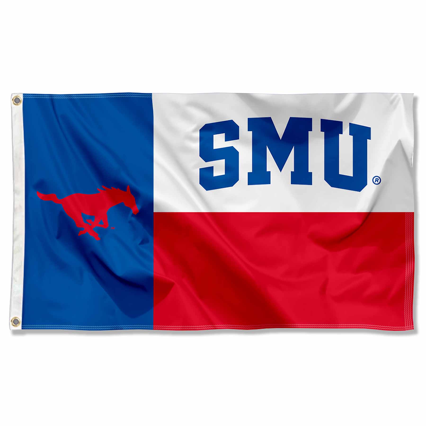 Southern Methodist University SMU Mustangs House Flag College Flags and Banners Co