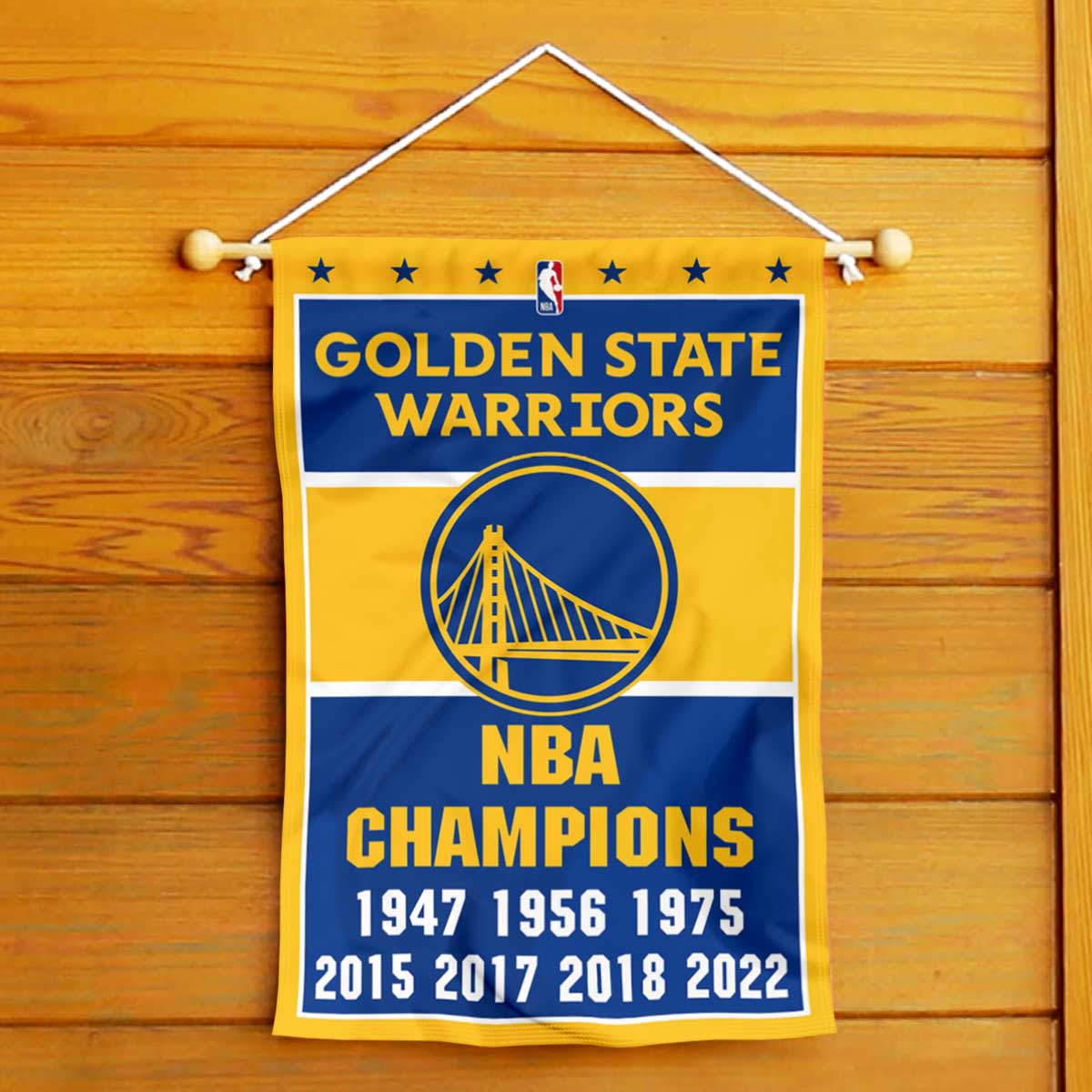 WinCraft Golden State Warriors 2022 NBA Finals Champions 12'' x 18''  Double-Sided Garden Flag