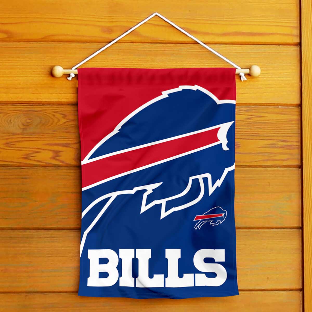 Buffalo Bills Large Logo Official Garden Yard Banner Flag - Picture 3 of 4