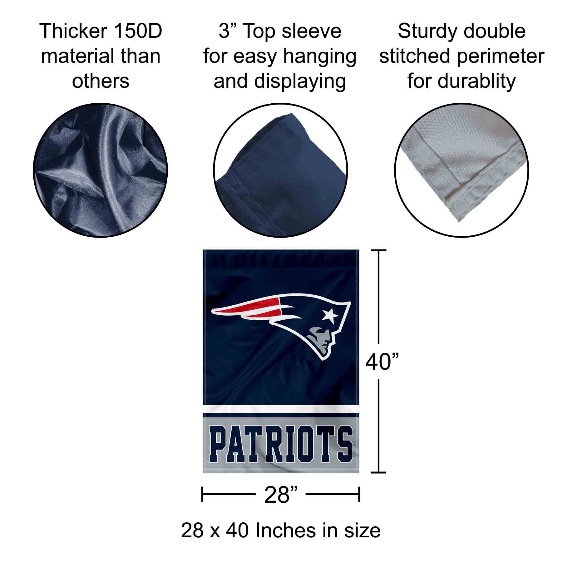 NFL New England Patriots House Flag and Banner eBay