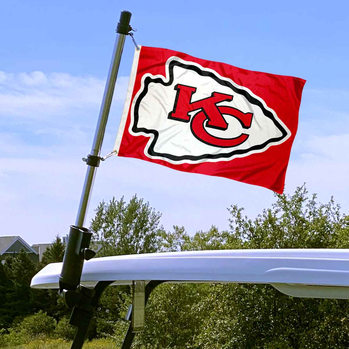 Kansas City Chiefs Small Mini Boat and Cart Flag 848267054264 | eBay