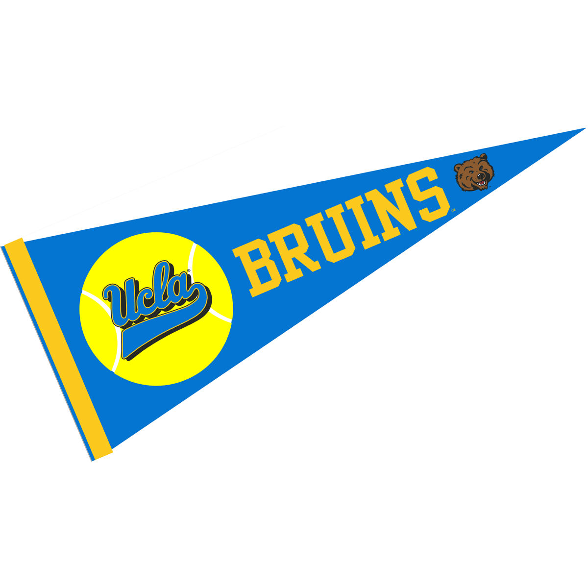 UCLA Bruins 12" X 30" Tennis Pennant 848267036574 | eBay