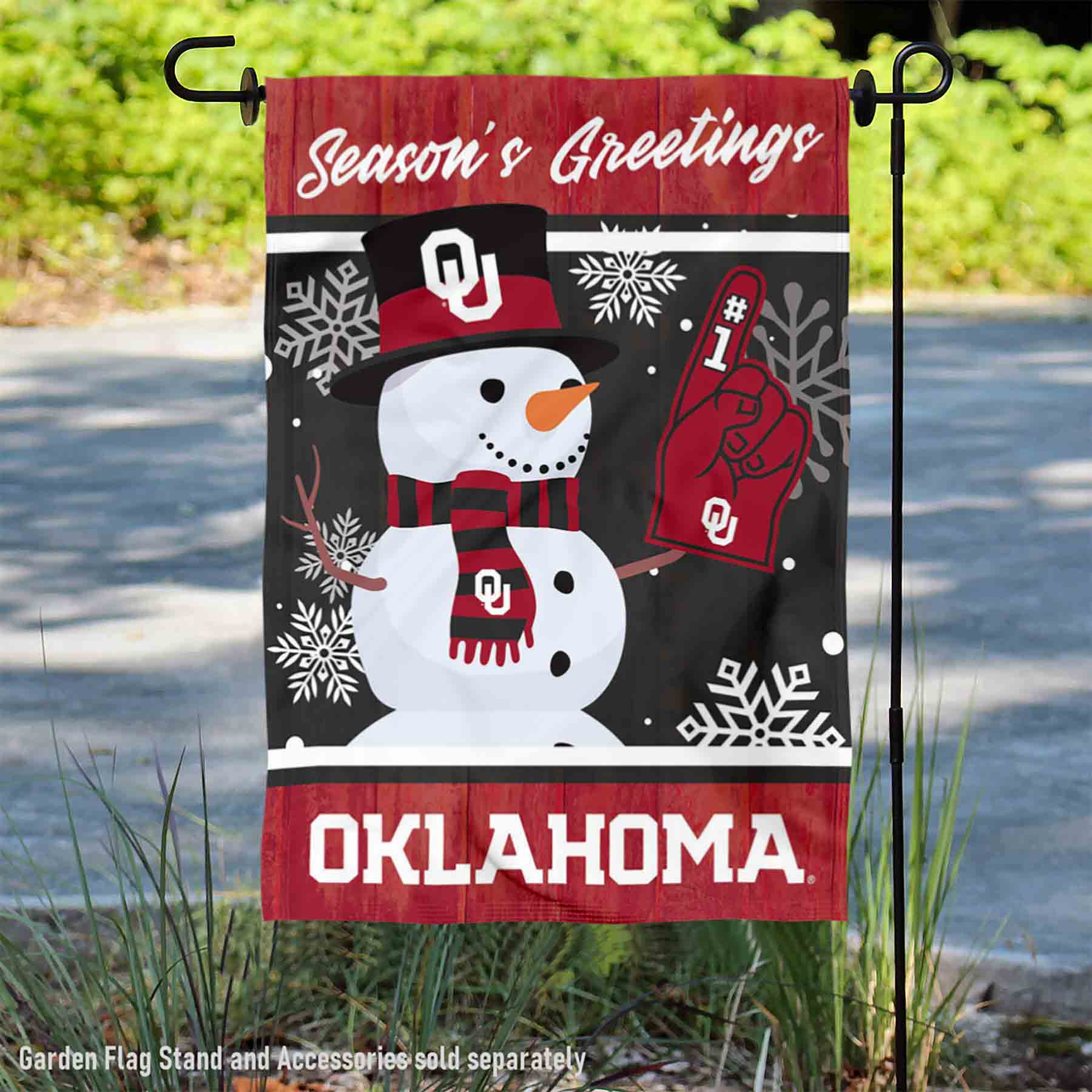 Oklahoma Sooners Garden Flags And Banners, University Of Oklahoma Flags