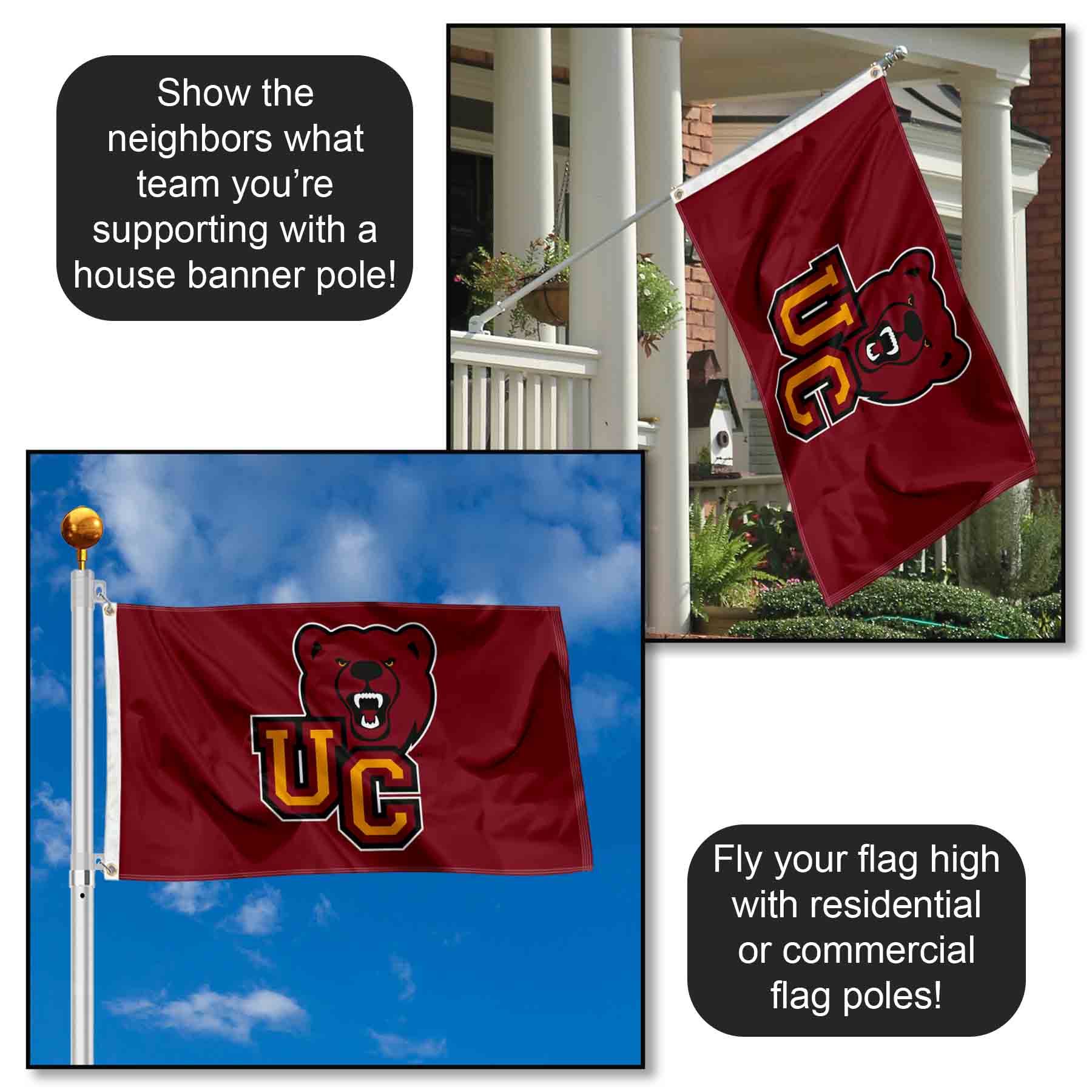 Ursinus Bears Flag Large 3x5 848267049529 eBay