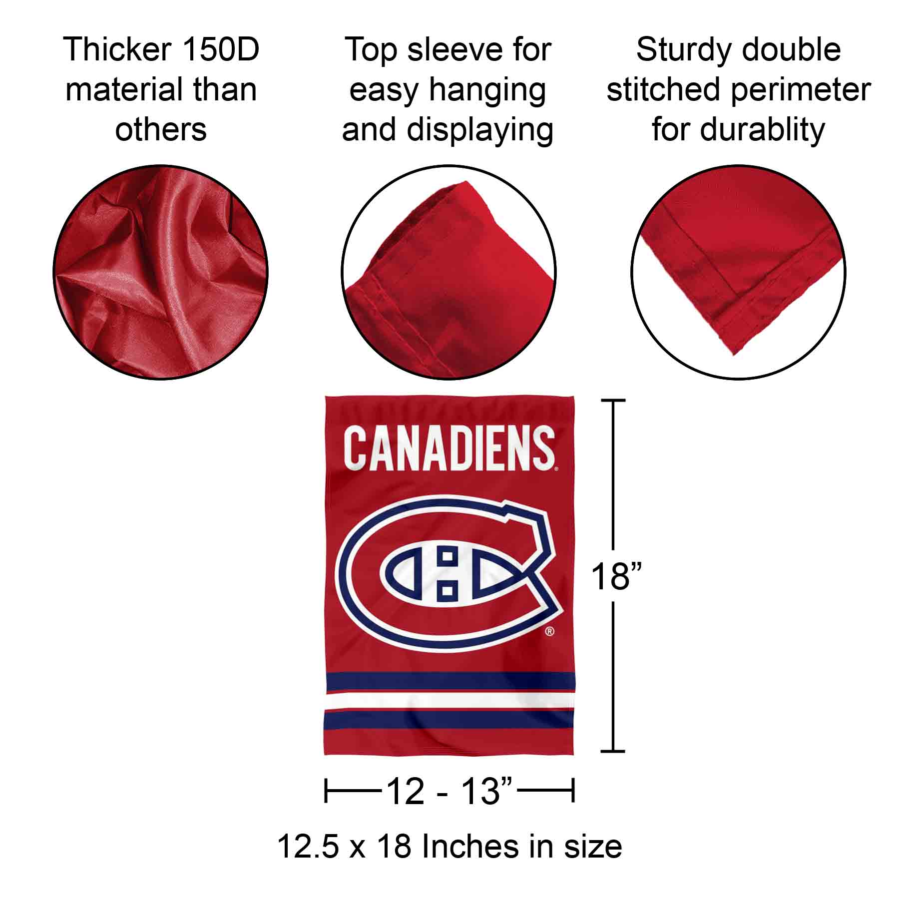 Montreal Canadiens Garden Flag and Yard Banner ...