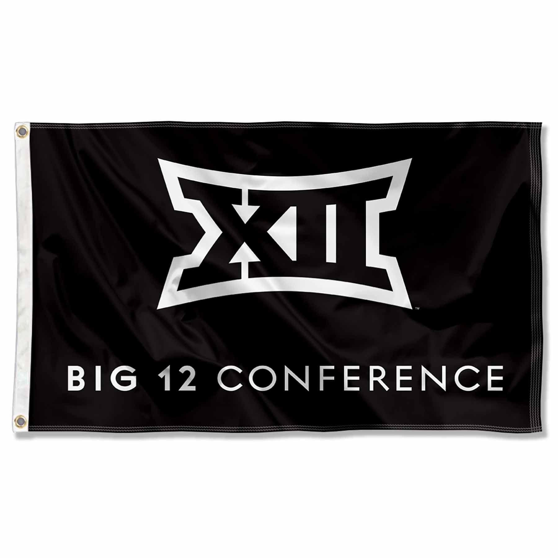 Big 12 Conference Black Logo Flag 3x5 Large Banner 848267012851  eBay