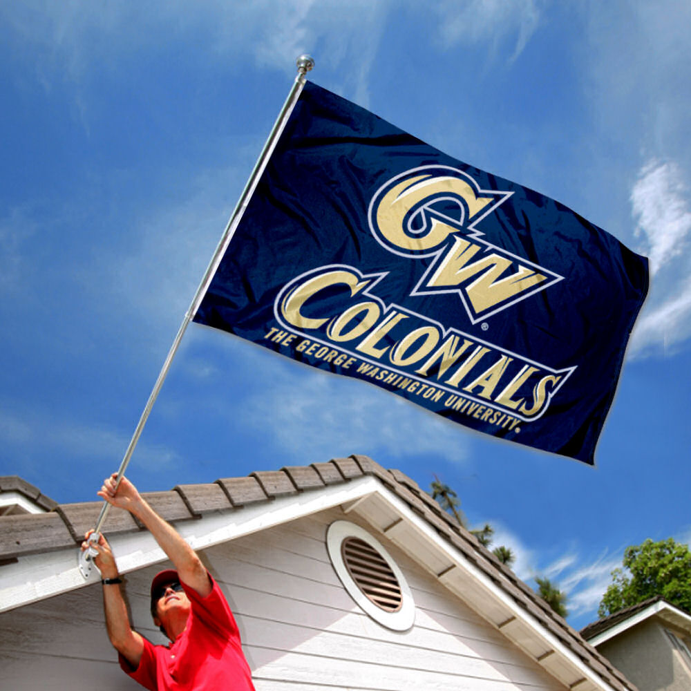 George Washington Colonials Gw University Large College Flag For