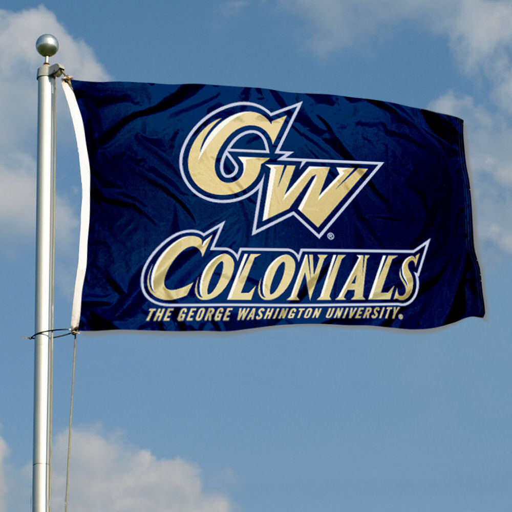 George Washington Colonials Gw University Large College Flag For