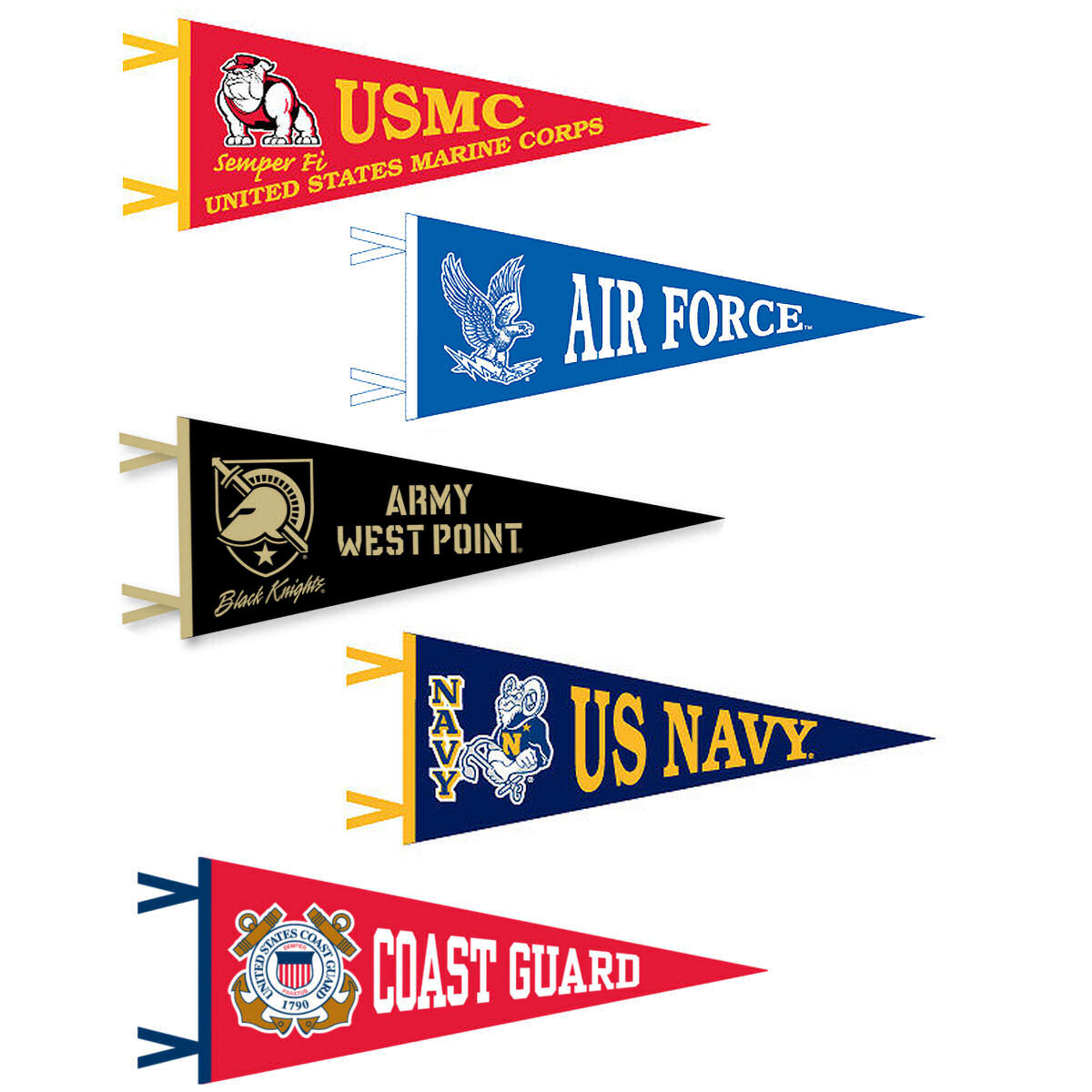 Army Black Knights 12x30 Felt Pennant